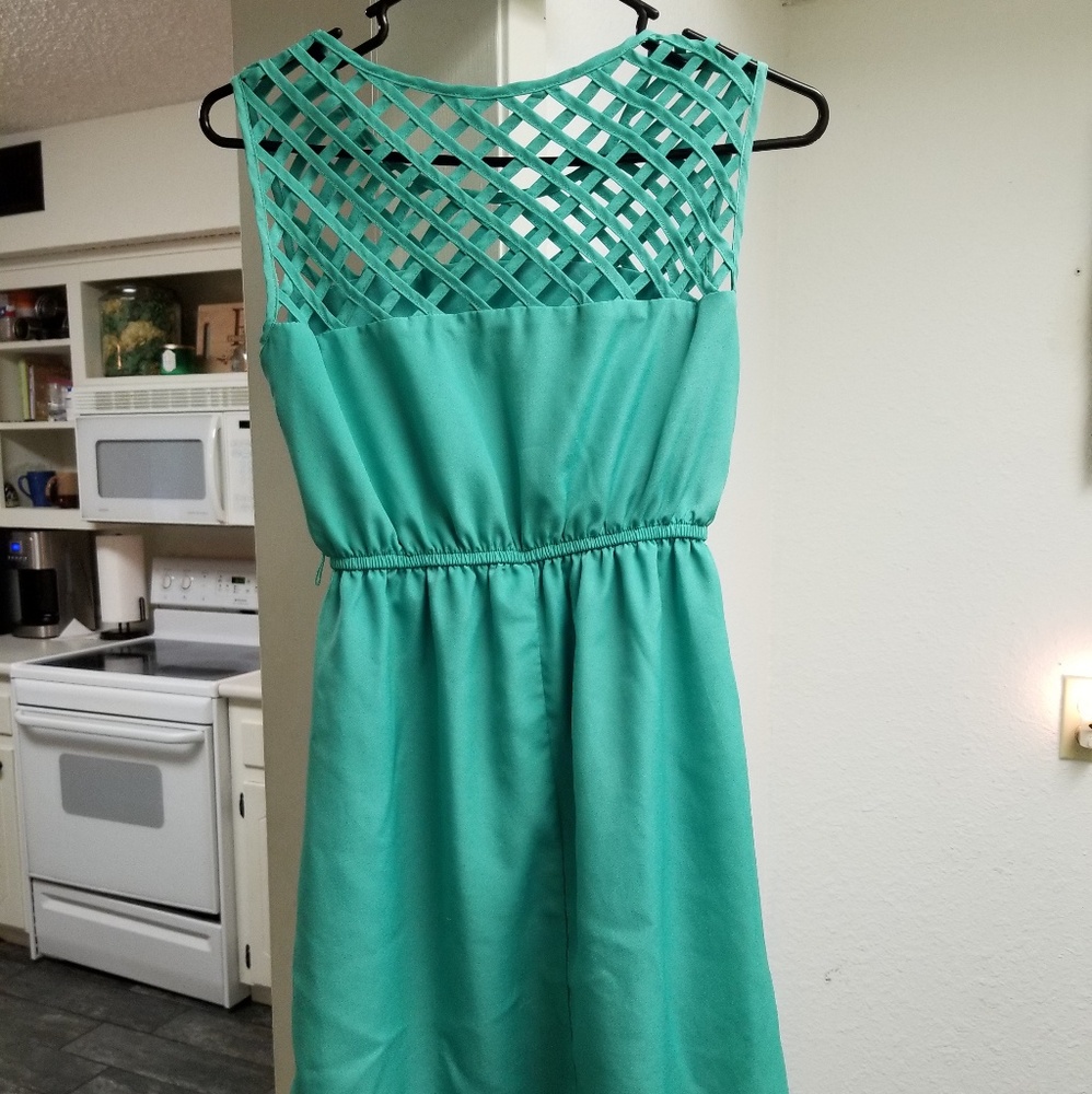 Mint sea green junior girls dress